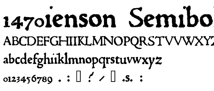 1470Jenson SemiBold font